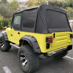 希少！ラングラーyj★1992年式★左マニュアル★4WD★公認取得車★幌良好【横浜市】の画像