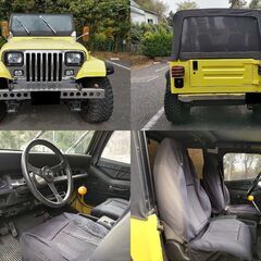 希少！ラングラーyj★1992年式★左マニュアル★4WD★公認取得車★幌良好【横浜市】の画像