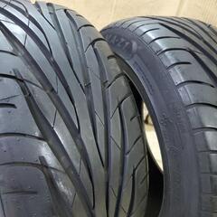 工賃込み☆超絶バリ山！ドリ車等に185/50R14マキシスタイヤの画像