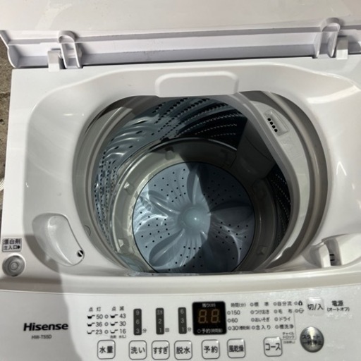 【商談成立】ハイセンス　洗濯機　5.5kg