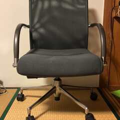 （中古購入）IP-335 GY デスクチェア メッシュ素材 高さ...