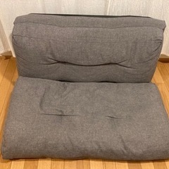 グレー色　ソファーベット