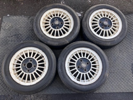 【商談中】ENKEI？ OZ？ racing turbo 13インチ PCD100×4H 155/65R13 廃番 希少【当時物】