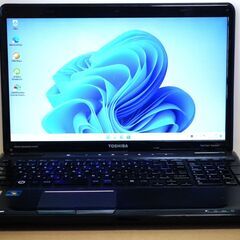 №586【SSD256GB搭載WIN11Home 東芝 Satellite TX/77MBLK Core-i5/ﾒﾓﾘ