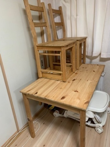 【値下げ】IKEA ダイニングセット