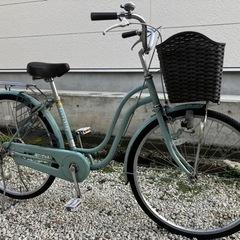 439、おしゃれママチャリ26インチ