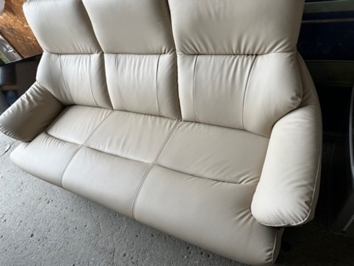 3人用ソファ　ハイバック　美品