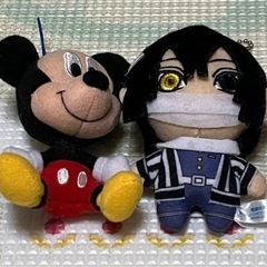 ぬいぐるみのストラップ2つ