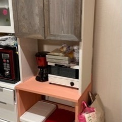 ハワイアン　手作り収納家具　