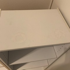 白カラーボックス　1つでも2つでもの画像