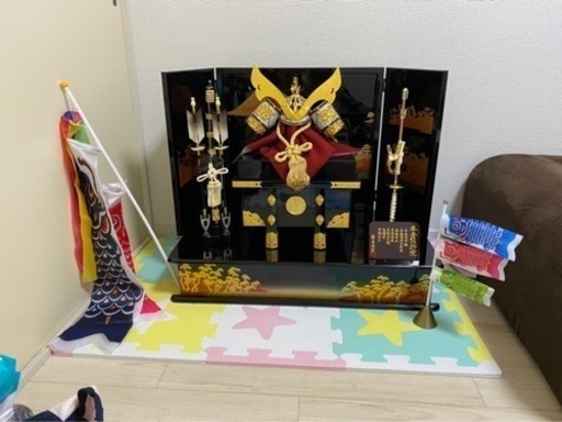 五月人形兜（３１日までに取りに来れる方1.7万）