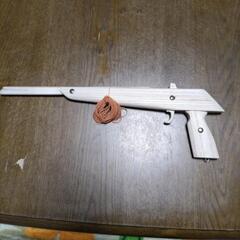 手作り　木製ゴム鉄砲