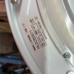 NEC LEDシーリングライト　リモコン付きの画像