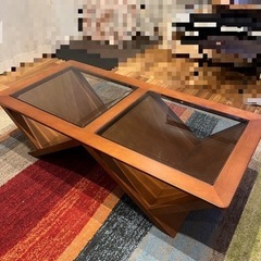 ミッドセンチュリー マルニ センターテーブル ローテーブル ウッドテーブル