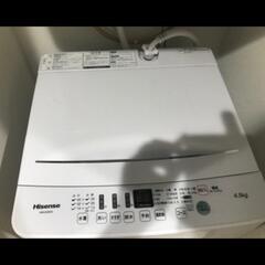 洗濯機 4.5kg Hisenseの画像