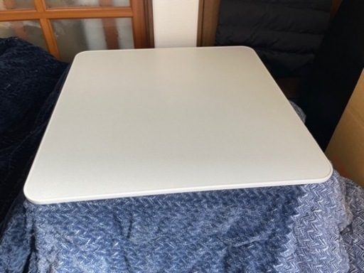 家具調こたつ 白、ナチュラル 75×75