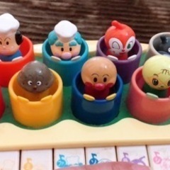 【中古・少々難あり】*.+゜アンパンマン *.+知育玩具☆ピアノ☆赤ちゃんの画像