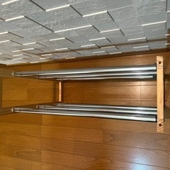 伸縮可シューズラック靴入れの画像