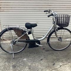 12 ヤマハ新機種電動アシスト自転車pas26インチシルバーアルミ