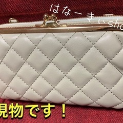 お財布ショルダー　スマホバッグ　キルティング　がま口 韓国 の画像