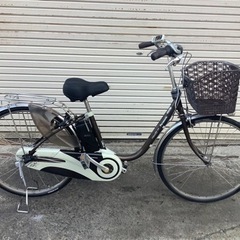 14 パナソニック新機種電動アシスト自転車viviDX26インチブラウンボディー
