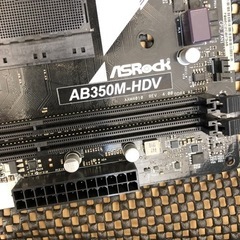 ジャンク扱い ASRock AB350M-HDV i/oパネル付...