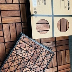 IKEA ベランダ用ウッドパネル(未使用)