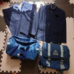 中学校制服＆指定バッグ　計5点