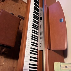 YAMAHA クラビノーバ CLP-130 直接引取優先 ブラウン 岩手県 YAMAHA 電子ピアノ クラビノーバ 88鍵盤 SCLP-8450DA 足台セット