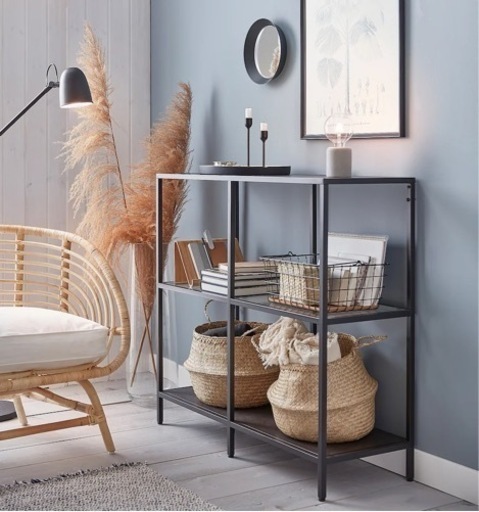 IKEA イケア VITTSJÖ ヴィットショー シェルフユニット ガラス 棚　ハーフサイズ