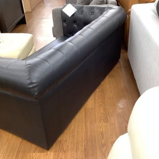 2人掛けソファー チェスターフィールド【トレファク 川越店】