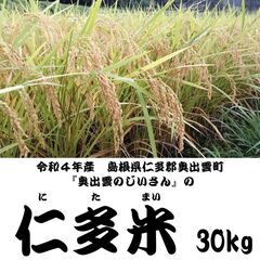 【令和4年産】仁多米(30kg)