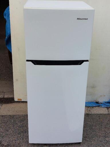 (取り引き中)Hisens　2ドア冷凍冷蔵庫　HR-B1201　2018年製