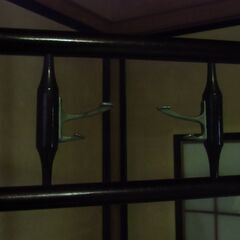 昭和 レトロ 和装 アンティーク 衣桁 （いこう） 着物などを掛けておく家具 お譲りします。＊石川県＊美川より＊期間限定の画像
