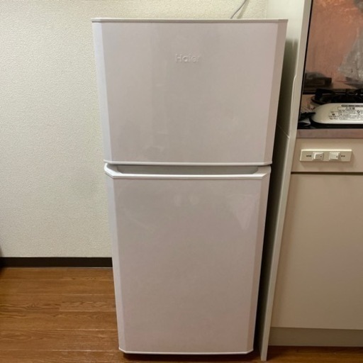 Haier　2ドア冷凍冷蔵庫　2017年製　121L　単身　一人暮らし