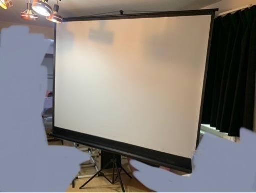 美品　ホームシアター用　スクリーン　100インチ