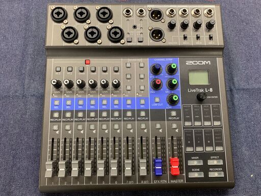 【愛品館江戸川店】ZOOM　LiveTrak L-8 デジタルミキサー 8ch　お問い合わせID:132-012582-007