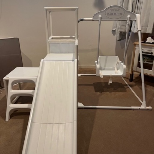 ジャングルジム　滑り台/ブランコ付き