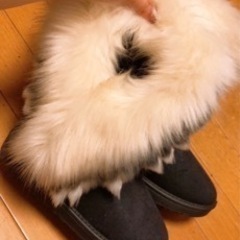 【新品未使用】ふわふわファー♡ショートブーツ♡ギャル♡37♡23㌢〜23.5㌢の画像