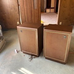 レトロなスピーカーです。の画像
