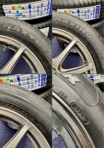 「商談中」㉖155/65R14 新品タイヤ4本と美品中古ホイールとナット付き