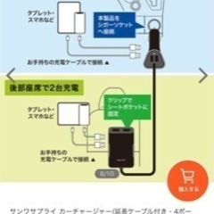 ほぼ新品  USB 充電器 シガーソケット カー用品 トラック用品の画像