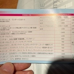東京ドームシティ 得10チケット 32Pの画像