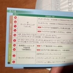 東京ドームシティ 得10チケット 32Pの画像