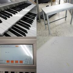 YAMAHA エレクトーン スタンダードモデル 49+49鍵盤 STAGEA/ステージア ELS-01 2007年製 イス付き ヤマハ 屯田店の画像