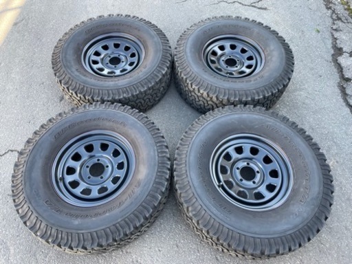 【あんしん決済】JEEP ラングラー　TJ デイトナ　１６インチ　7J タイヤグッドリッジT/A 4本セット