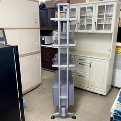 【展示未使用品‼️】海外ブランド♪ COMTA 101cm幅キッチンシェルフ 食器棚 キャビネット ブルーグレー♪の画像