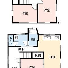 3LDK 76㎡ 戸塚駅西口徒歩９分戸建て　初期費用約3万円！敷...