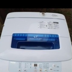 お声かけいただきました　2015年製　ハイアール洗濯機白×青　4...
