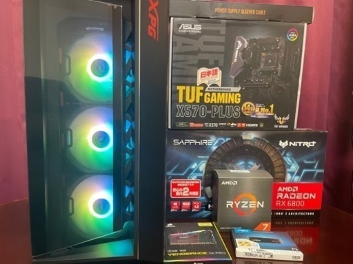 【ゲーミングPC 】Ryzen 7 5800X & RX6800